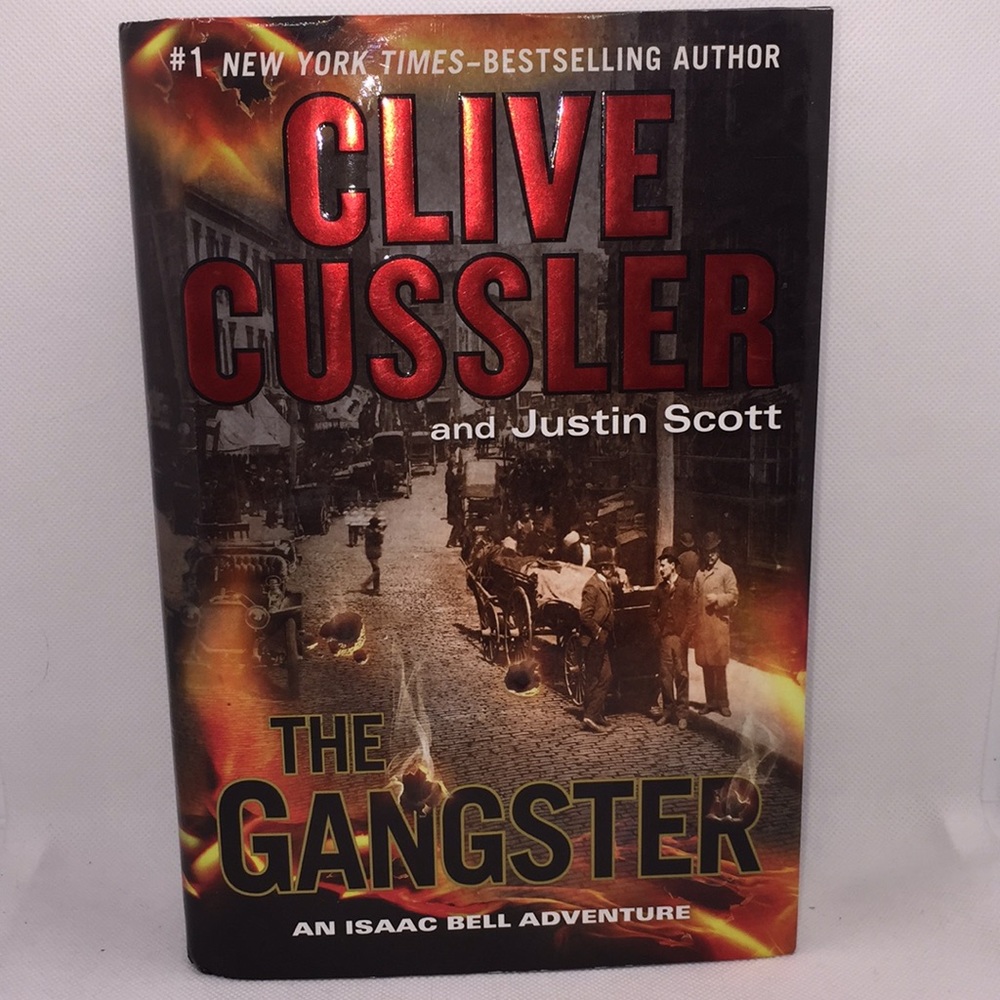 Clive Cussler The Gangster Isaac Bell Adventure Fiction Hardcover Crime Mystery